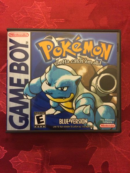 Pokemon Blue Gameboy Game Case Game Case King Custom Game Cases For Nes Snes N64 Gameboy