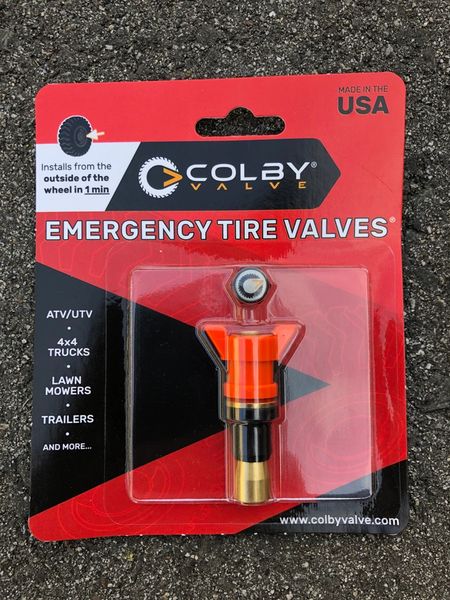 Colby Valve Emergency Tire Valves Orange