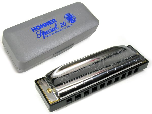 Hohner Special 20 Harmonica Germany 560-20 Key of C With Case 