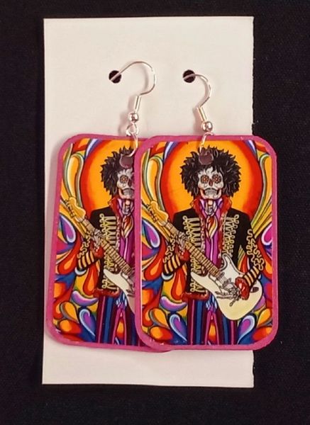 Jimi Hendrix earrings