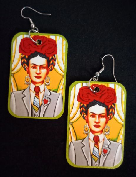 Frida in suit earrings