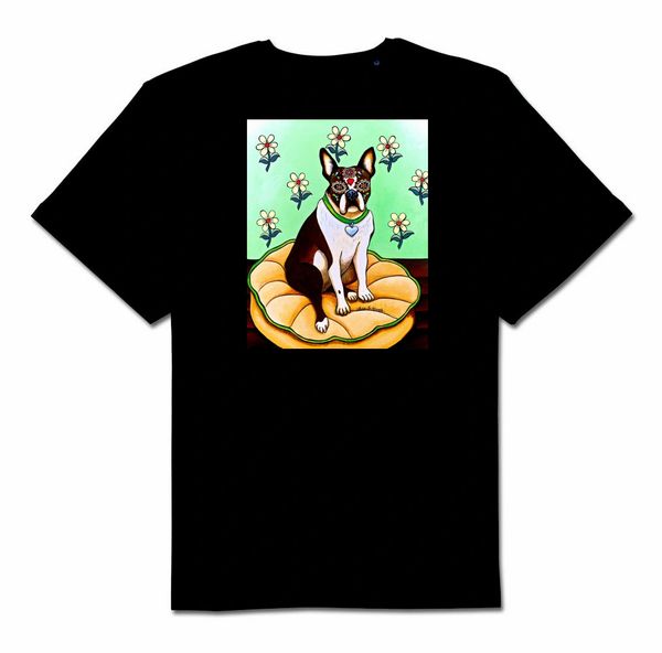 Dia de los Muerto Boston Terrier