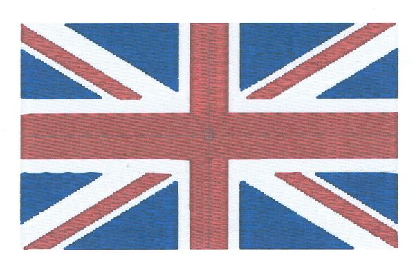 Union Jack Embroidery Design