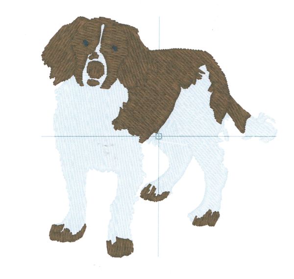 Springer Spaniel Embroidery Design