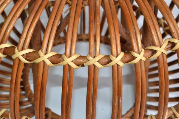 Stile vintage naturale rattan - Poufs