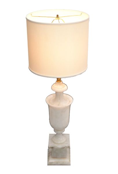 Vintage italian sale marble table lamp