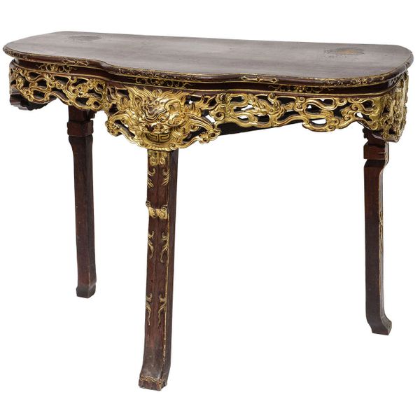 3-Legged Antique Chinese Console