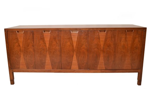 1960s John Stuart Janus Collection Walnut Mid-Century Modern Sideboard Credenza