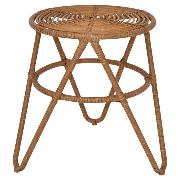 Small cane stool hot sale