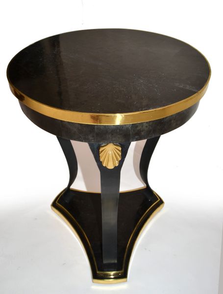 1950s Faux Bamboo Brass side table – Guinevere