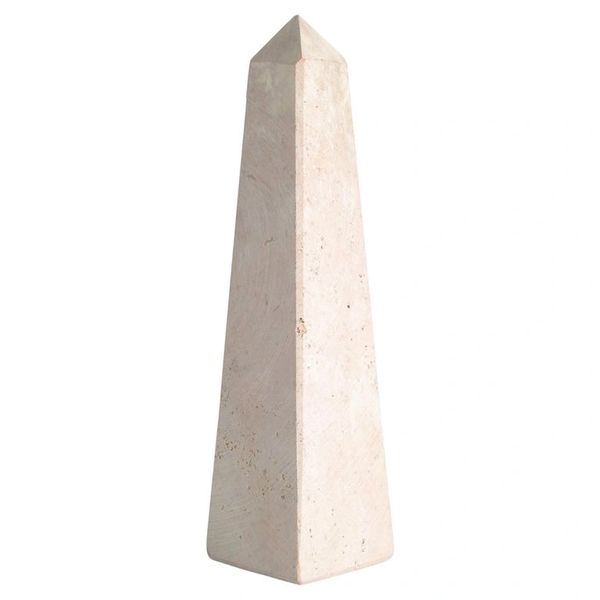 Travertine Stone Mediterrane Mid-Century Modern Obelisks Grand Your Style