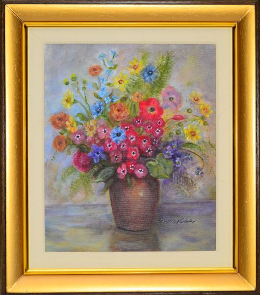Maria del Carmen "Wild Flowers in Vase"