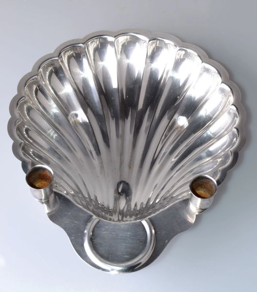 W&S Blackinton Silver Plated Shell Plate | Galleria d'Epoca Vintage
