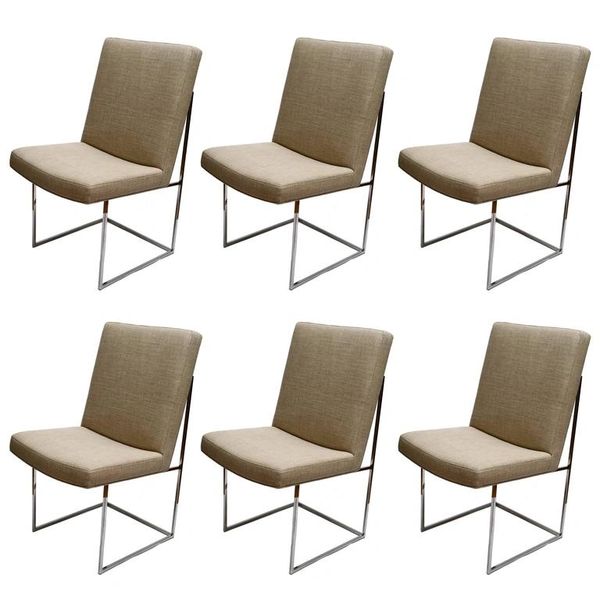 Milo Baughman Dining Room Chairs Set/6