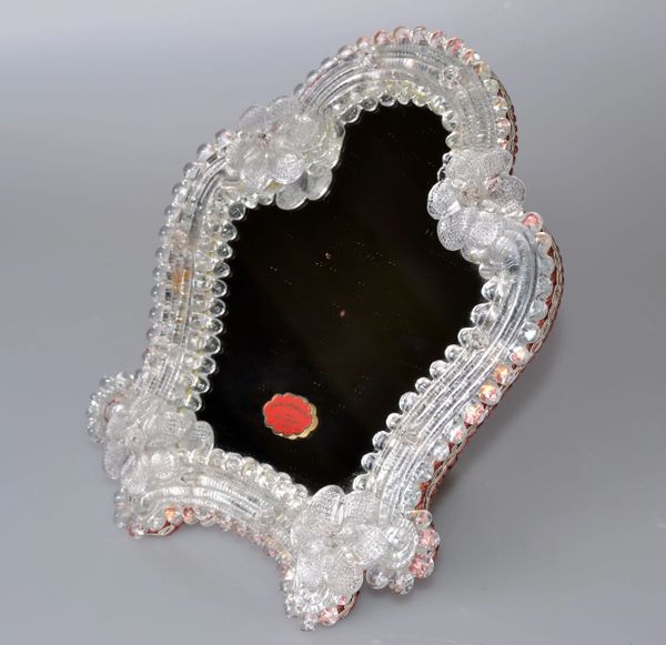 Venetian Murano Glass Table Mirror | Galleria d'Epoca Vintage Designer
