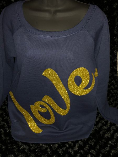 Love! Wide neck Sweatshirt