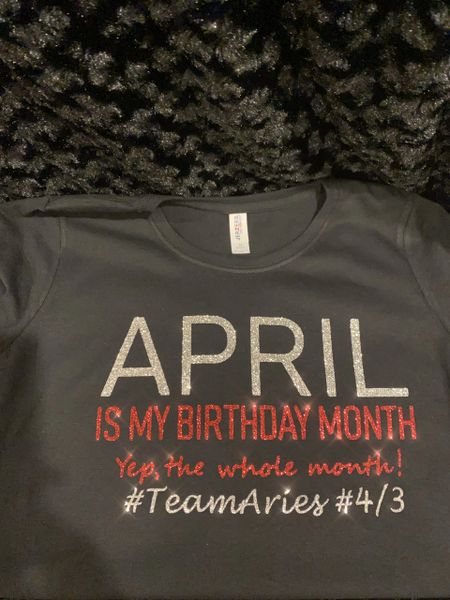 April is my Birthday Month