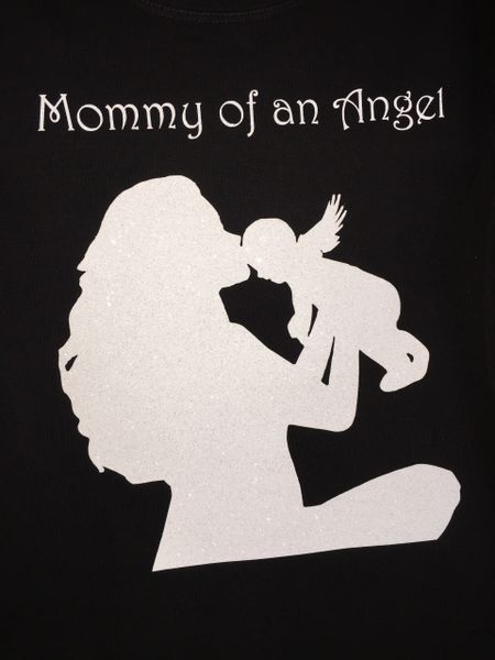 Mommy of an Angel Bling Shirt
