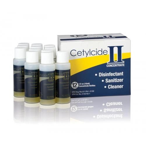 Cetylcide II Concentrate High-Level Hospital Disinfectant, Virucide, Fungicide, Germicidal. Listed to Kill the Corona Virus