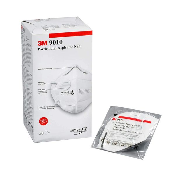 3M 9010 N95 Particulate Respirator Masks CDC Approved