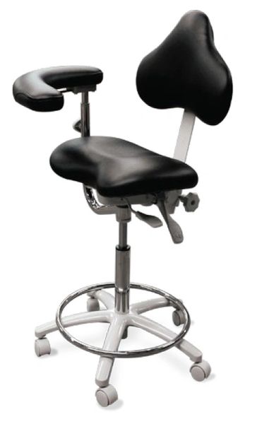 Galaxy Model 2025 Dental Assistant Stool,Contoured seat with 3 way adjustable height