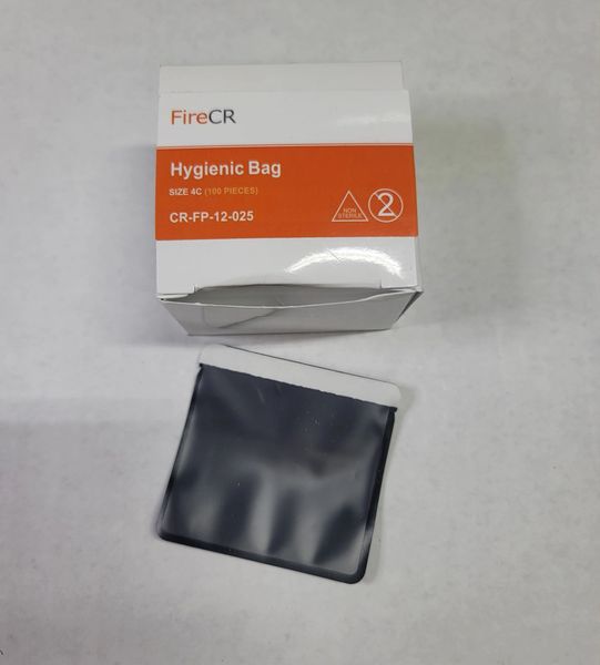 FireCR Dental Phosphor Scanner Hygienic Bags Size #4C Box of 100 pcs