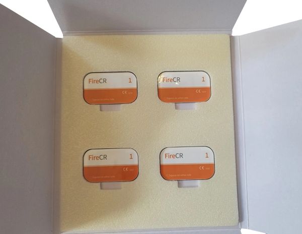FireCR Scanner Dental Phosphor Imaging Plates size #1 Pack of 4