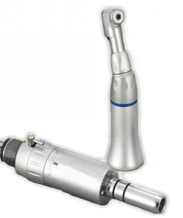 Dental Low Speed Handpiece with External Air Irrigation 2 pieces set 4 Hole