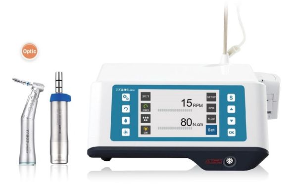 Saeshin Traus SIP20 Dental 20:1 Fiber Optic Implant Motor Set