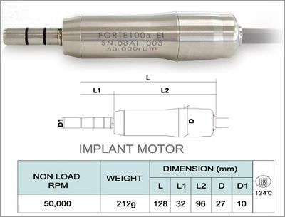 X Cube Implant Motor