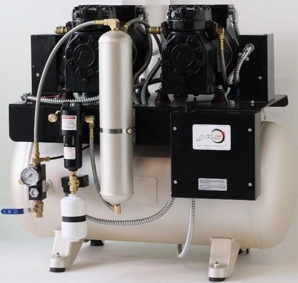 JLC 22 Double Head Oilless Dental Air Compressor (JDS)