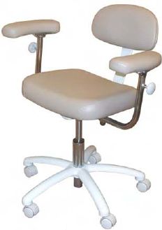 Galaxy Model 1088 Doctor Stool Contoured Rectangular seat with three-way Adjustable