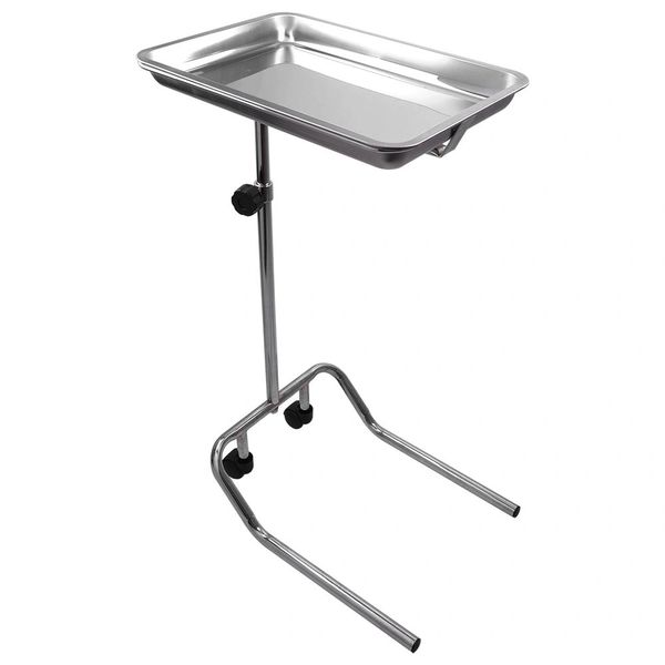 N400 Stainless Steel Medical Dental Mobile Tray Stand