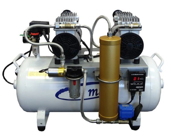 MaxAir Model 140-8 OilLess Dental Air Compressor