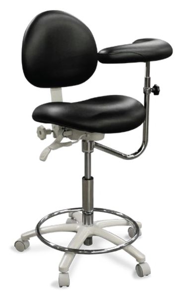 Galaxy Model 2020 Dental Assistant Stool Contoured Seat