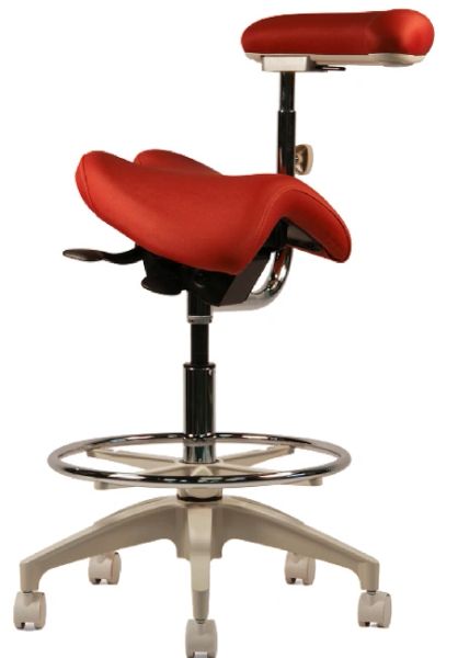 Crown Seating Denver C130A Assistant Stool With Ratcheting Arm