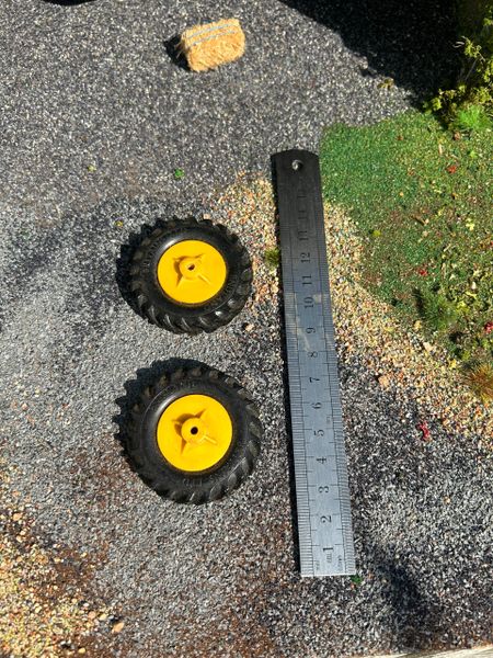 Tractor Farm machinery Rubber tyre wheel sets 50mm x 10mm