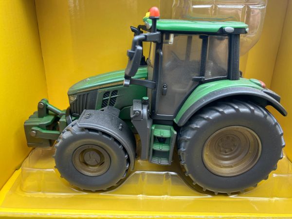 Lightly weathered Britains John Deere 6120M tractor conversion 1:32 scale BOXED 43248