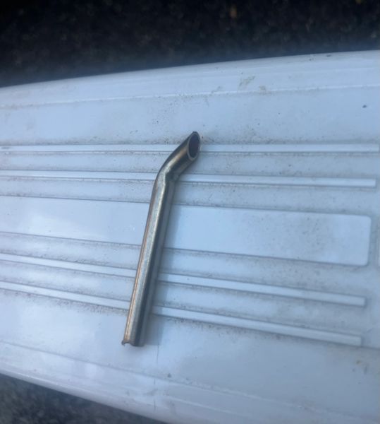 Straight Pipe Tractor Exhaust Stainless Steel 3mm Type 3 1:32 scale