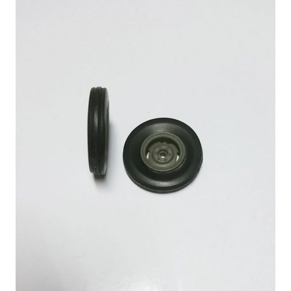 04285 Set of 2 Front axle wheels 25mm x 5mm Type 5 Artisan32 farm machinery 1:32 scale
