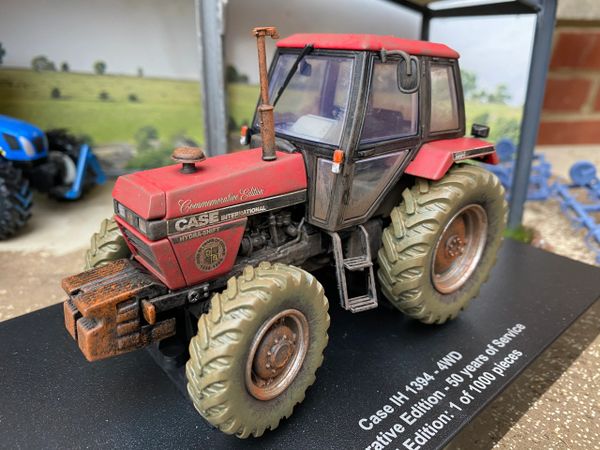 WOW Prestige Weathered Well used CASE IH 1394 4wd Tractor Conversion 1:32 scale