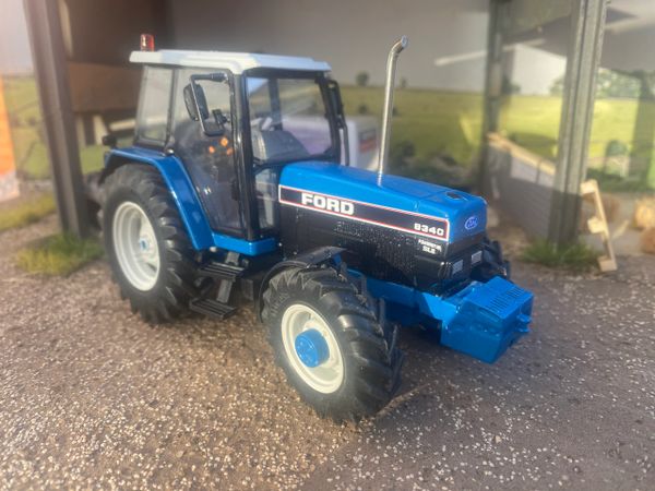 Ford 8340 front weight White Roof BIG wheels Tractor Conversion 1:32 scale