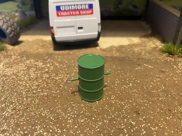 Hand made Rear barrel weights 1:32 scale Fendt Green