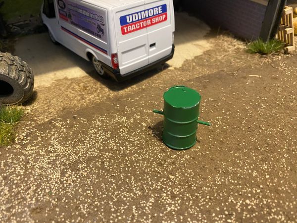 Hand made Rear barrel weights 1:32 scale John Deere Green