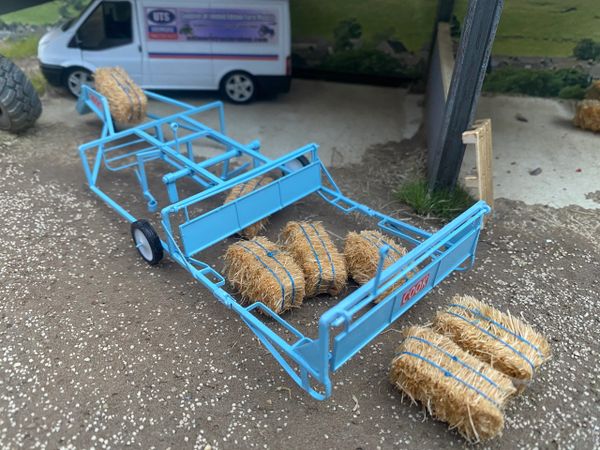BLR Models Laser cut BRASS Scratch Built Cook 8 bale accumulator sledge 1:32 scale