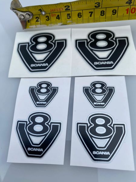 Scania Power 8 Truck Professional Pre Cut High quality vinyl decal packs stickers 1:32 scale Truck Lorry