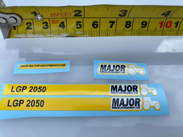 Major LGP 2050 slurry tanker pre cut professional high quality vinyl set of decals 1:32 scale