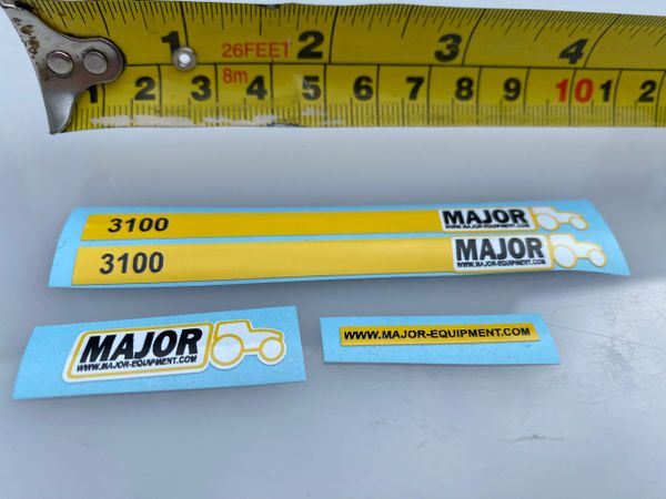 High quality vinyl set of decals Major LGP 3100 slurry tanker 1:32 scale