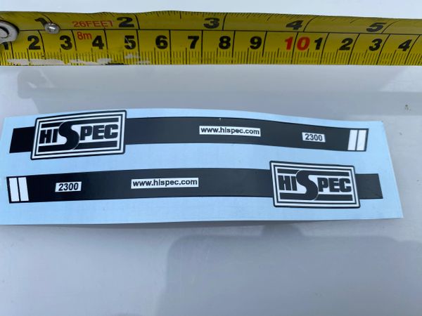 High quality vinyl set of decals Hispec 2300 slurry tanker 1:32 scale