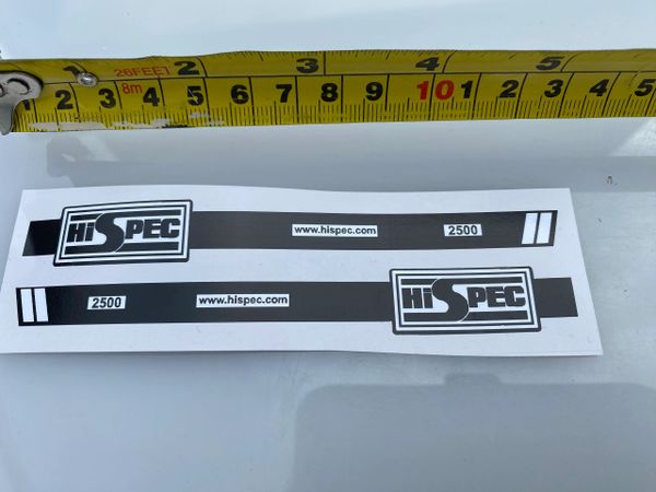 High quality vinyl set of decals HiSpec 2500 slurry tanker 1:32 scale